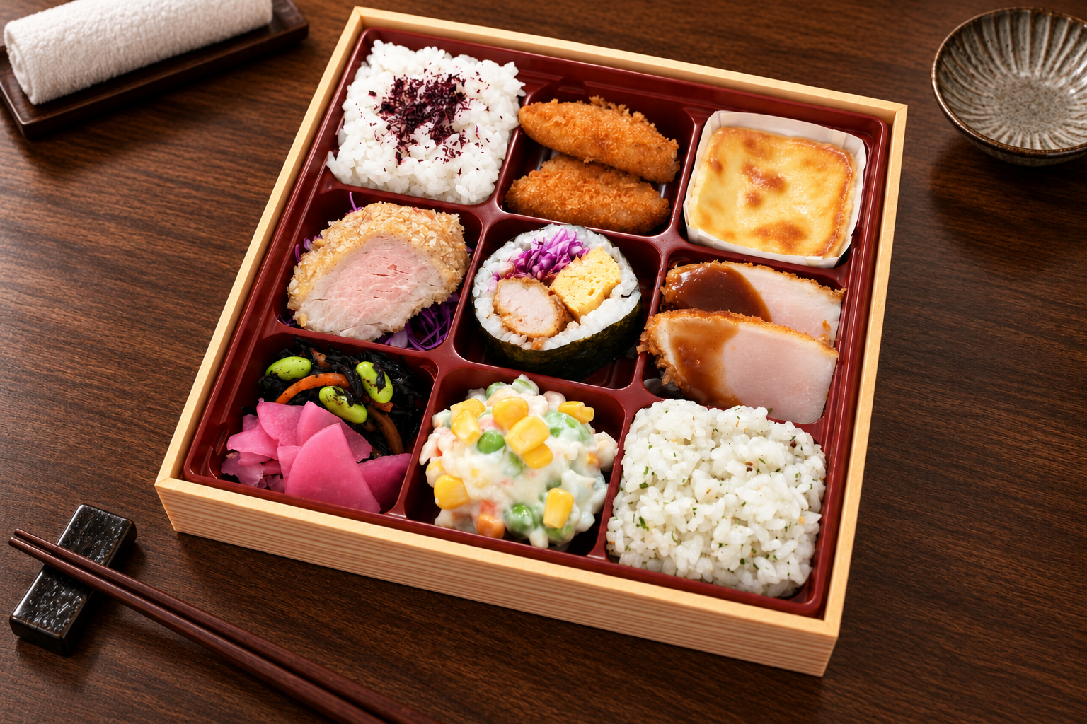 希少部位ヒレカツキンパ御膳