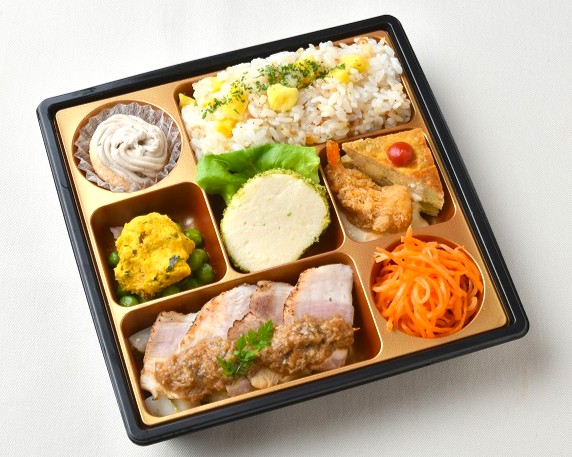 【秋季限定】【9月19日(土)～11月末】秋のプティコース弁当 豚ロースのステーキ