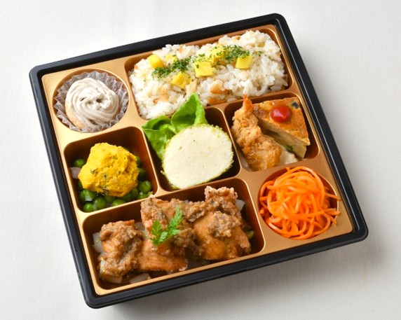 【秋季限定】【9月19日(土)～11月末】秋のプティコース弁当 国産鶏むね肉のフリット